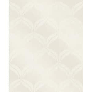 A-Street Prints Chiniile Off-White Linen Texture Wallpaper