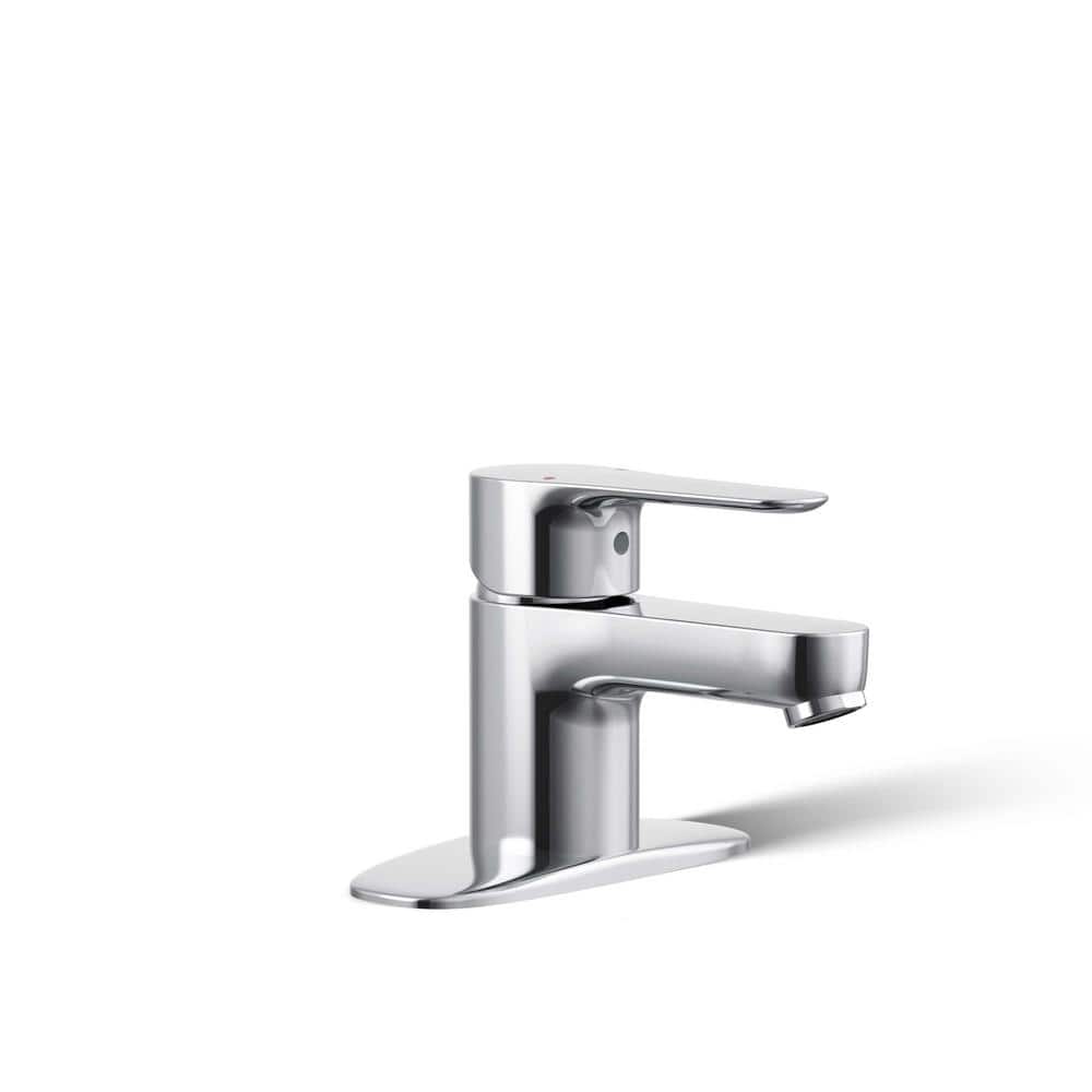July Polished Chrome Single-Handle 4-in Centerset Bathroom Faucet