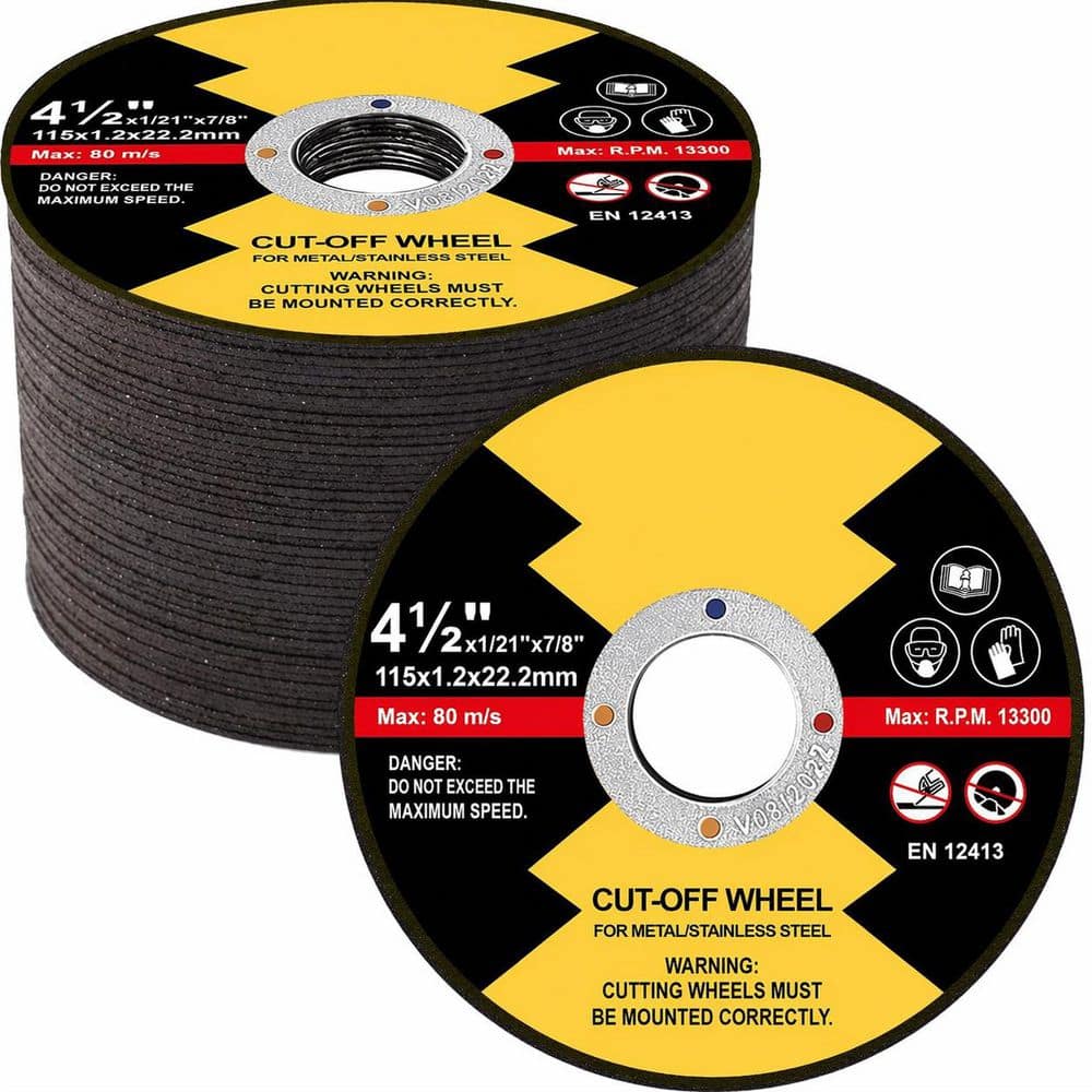 50 Pack Cut Off Wheels 4 1/2 Inch Thin Metal and Stainless Steel Cutting Discs, Fast Angle Grinder Wheel price history on PriceWatchPro