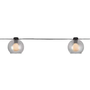 modern string lights outdoor