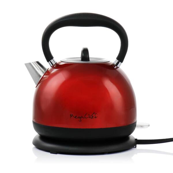 cordless red kettle