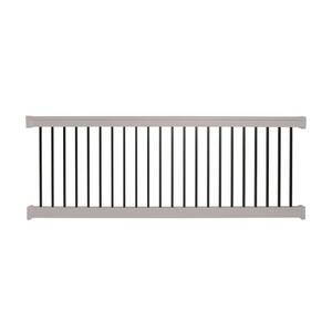 Weatherables Vilano 3 ft. H x 4 ft. W Vinyl Tan Railing Kit WTR-THDVA36 ...
