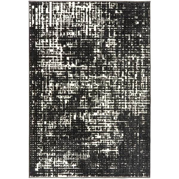 BALTA Nolan Black 8 ft. x 10 ft. Contemporary Area Rug