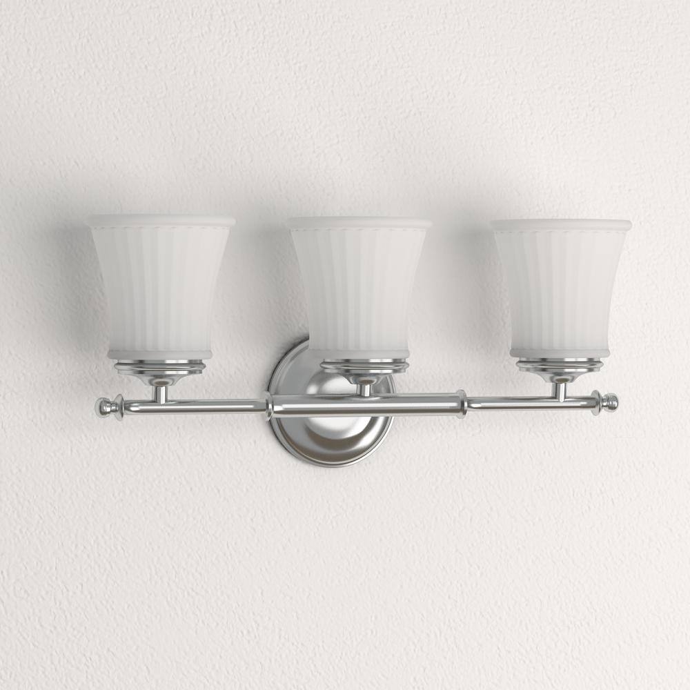 Polished Chrome 21" Contemporary Vanity Light Fixture