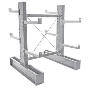 72 in. x 24 in. Galvanized Double Sided Medium Duty Cantilever Starter Unit