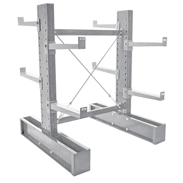 Vestil 72 in. x 24 in. Galvanized Double Sided Medium Duty Cantilever Starter Unit