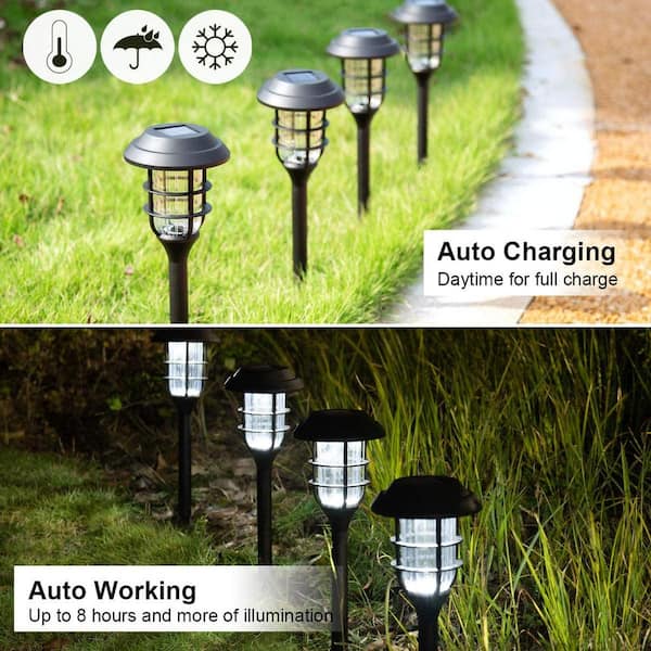 gigalumi Black Low Voltage Solar Powered Integrated LED Pathway Light Pack  & Reviews