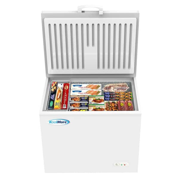 Koolmore 10 cu. ft. Manual Defrost Commercial Chest Freezer in White
