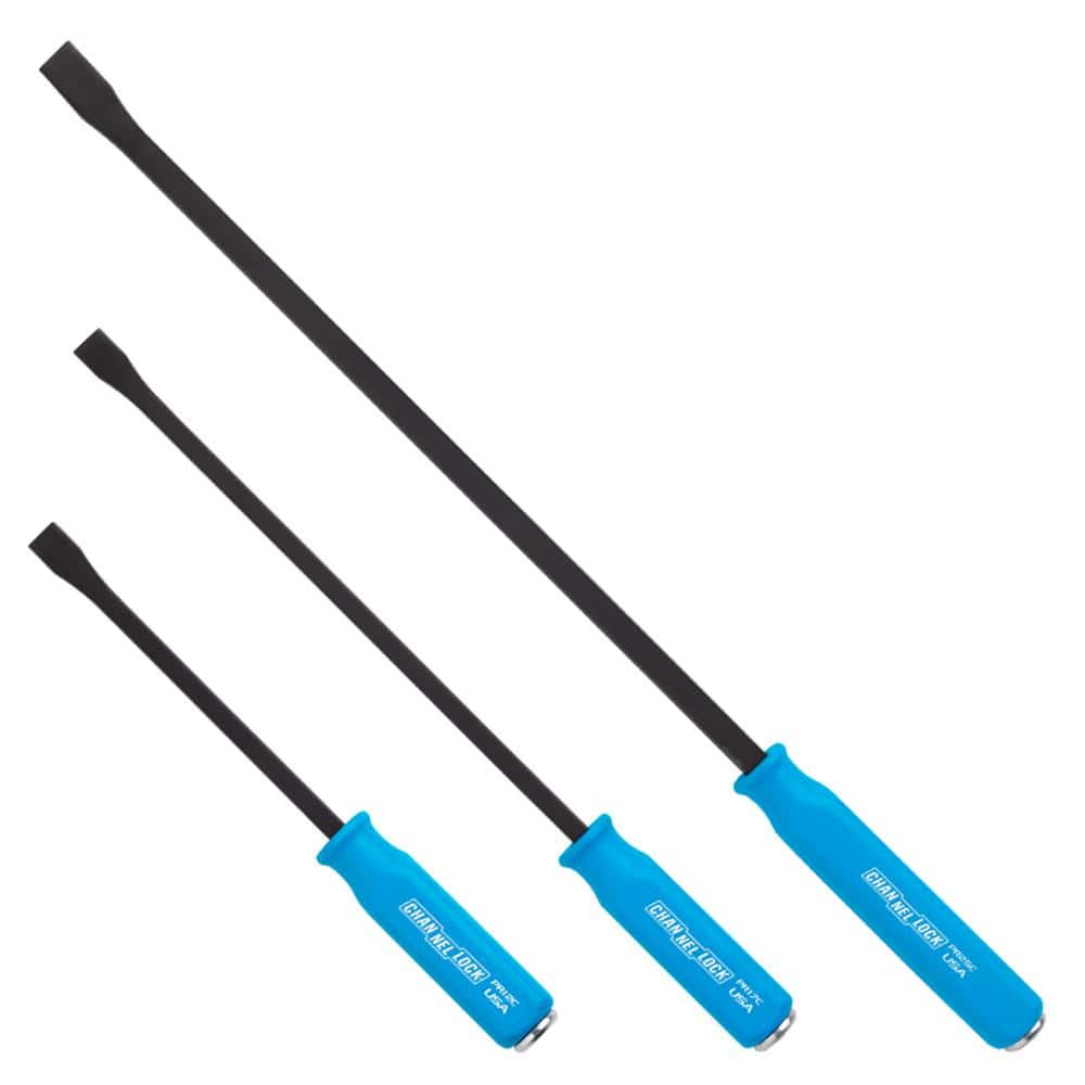 Channellock Strike Cap Pry Bar Set (3-Piece) PRY-3C - The Home Depot