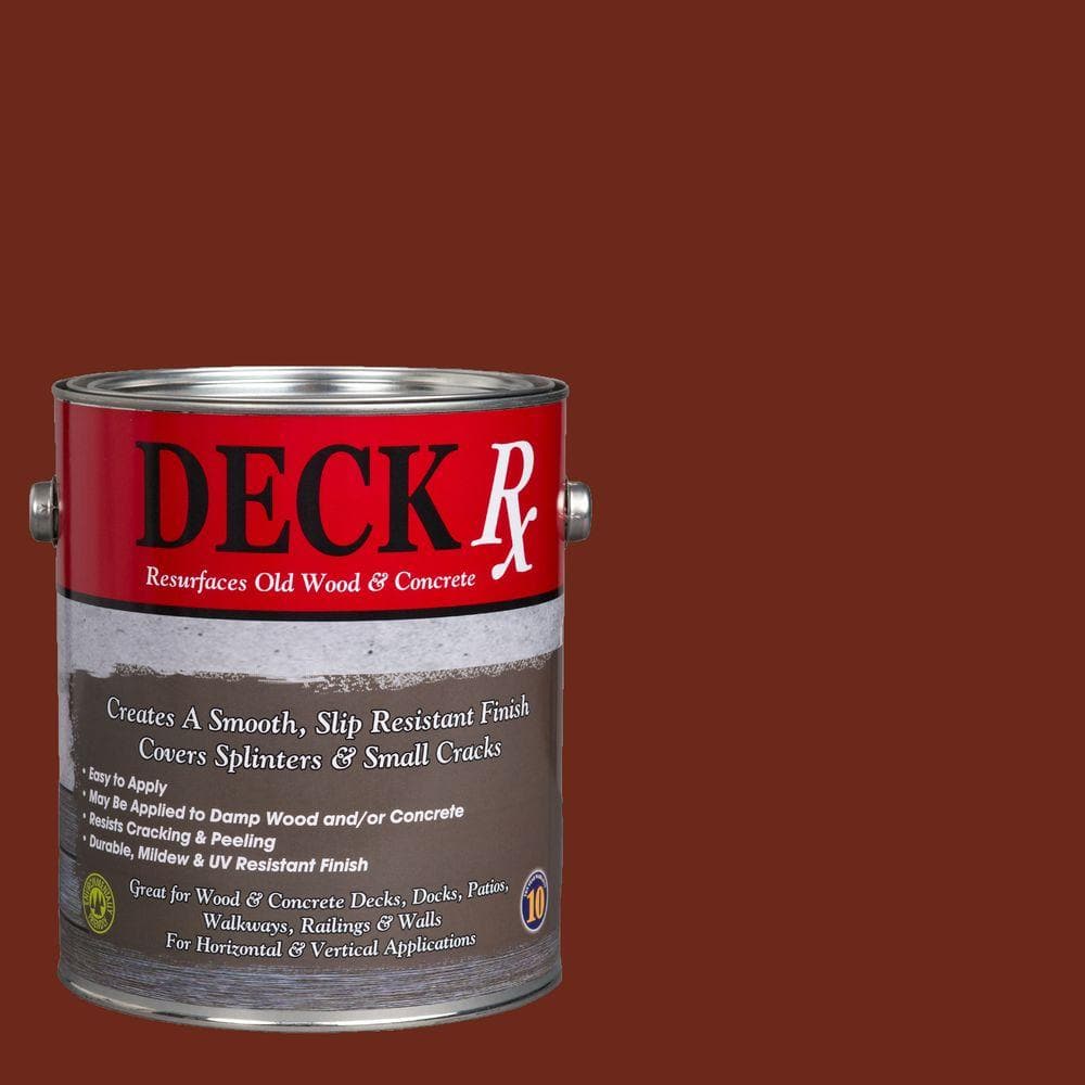 Deck Rx 1 gal. Redwood Wood and Concrete Exterior Resurfacer