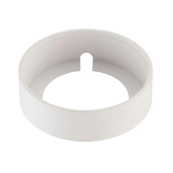 Titan Lighting Alpha Collection White Surface Mount Collar