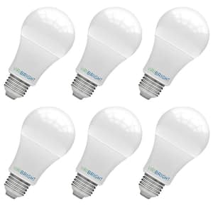 40-Watt Equivalent A19 E26 Dimmable General Purpose LED Light Bulb 6000K Daylight - 6 Pack