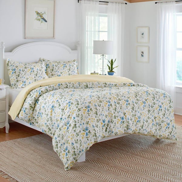 Bee & Willow Home Bee & Willow Gingham 3-Piece Full/queen Duvet Cover Set  In Blue/white - ShopStyle