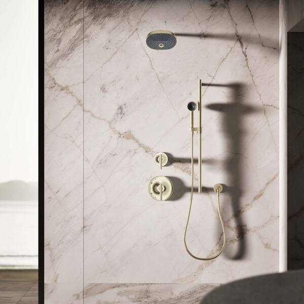 KOHLER Statement Iconic 1-Spray Patterns Wall Mount Handheld