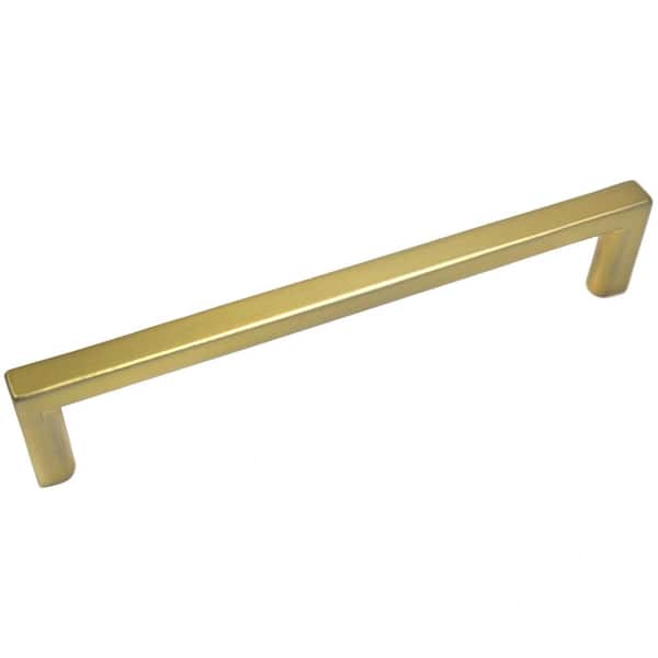 Cosmo 5 in. . (128mm) Center-to-Center Champagne Brass Drawer Pull
