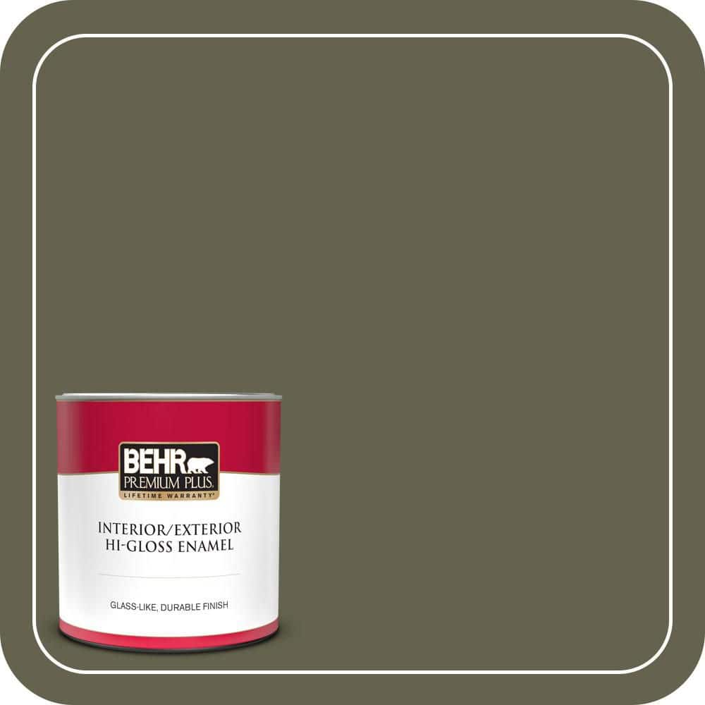 1 qt. #400F-7 Groundcover Hi-Gloss Enamel Interior/Exterior Paint & Primer price history on PriceWatchPro
