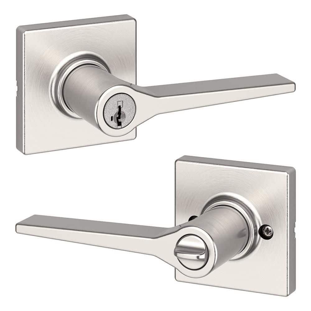 Hollis Satin Nickel Keyed Entry Door Lever Featuring SmartKey Security price history on PriceWatchPro