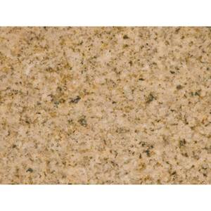 5.67 in. L x 1.97 in. D Granite Countertop Sample in Gold Sand