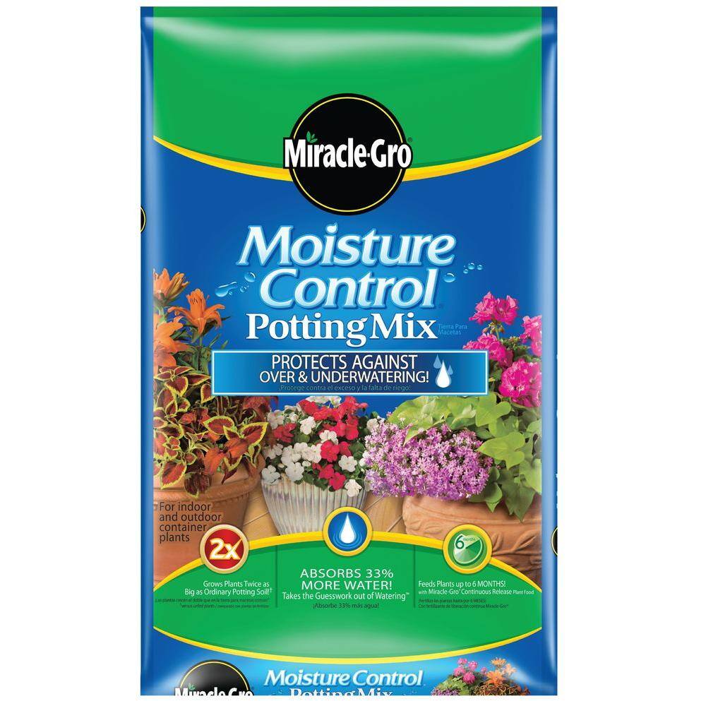 Miracle-Gro Moisture Control 64 qt. Potting Mix 76164300 - The Home Depot