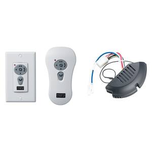 White Reversible Wall Switch/Hand-Held Remote Control Kit