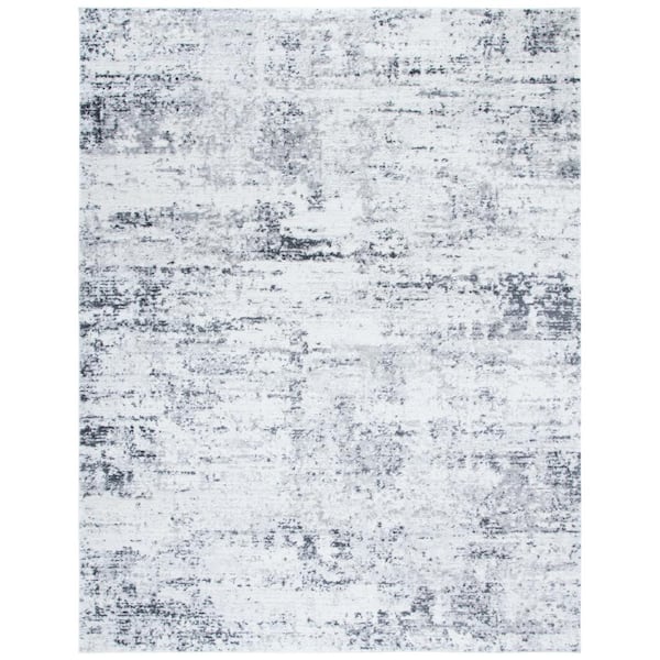 SAFAVIEH Amelia 10 ft. x 14 ft. Ivory/Gray Abstract Distressed Area Rug