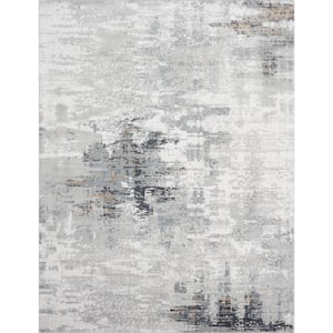 Grey Tones 5 ft. 6 in. x 8 ft. 6 in. Area Rug