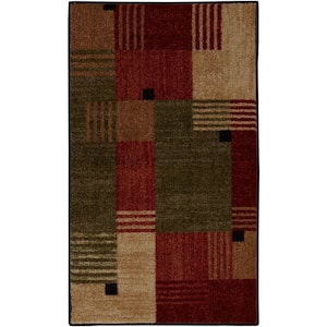 Alliance Multi 1 ft. 8 in. x 2 ft. 10 in. Machine Washable Geometric Contemporary Area Rug