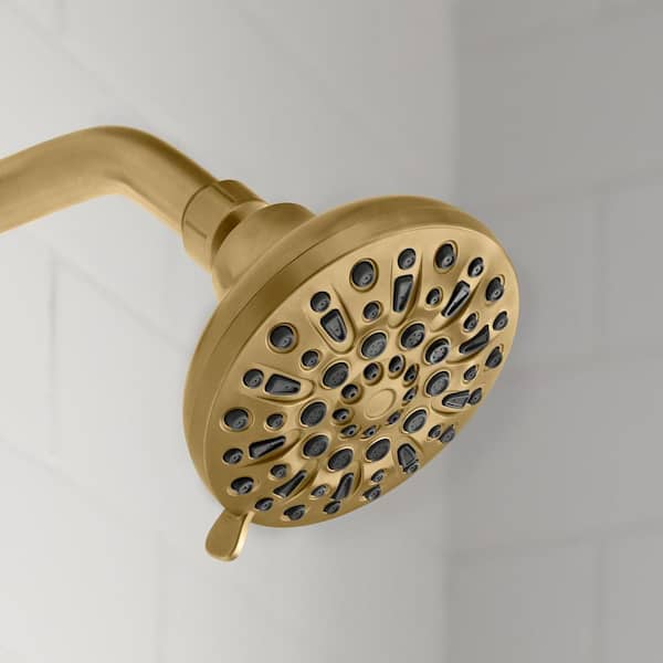 Glacier Bay Tub & Shower Faucet – Matte Gold, Single-Handle With Trim Kit, Model HD873X-5D4405