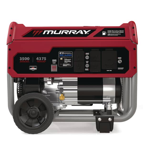 3,500-Watt with Recoil Start Gasoline Powered Portable Generator and CO Shutdown Sensor