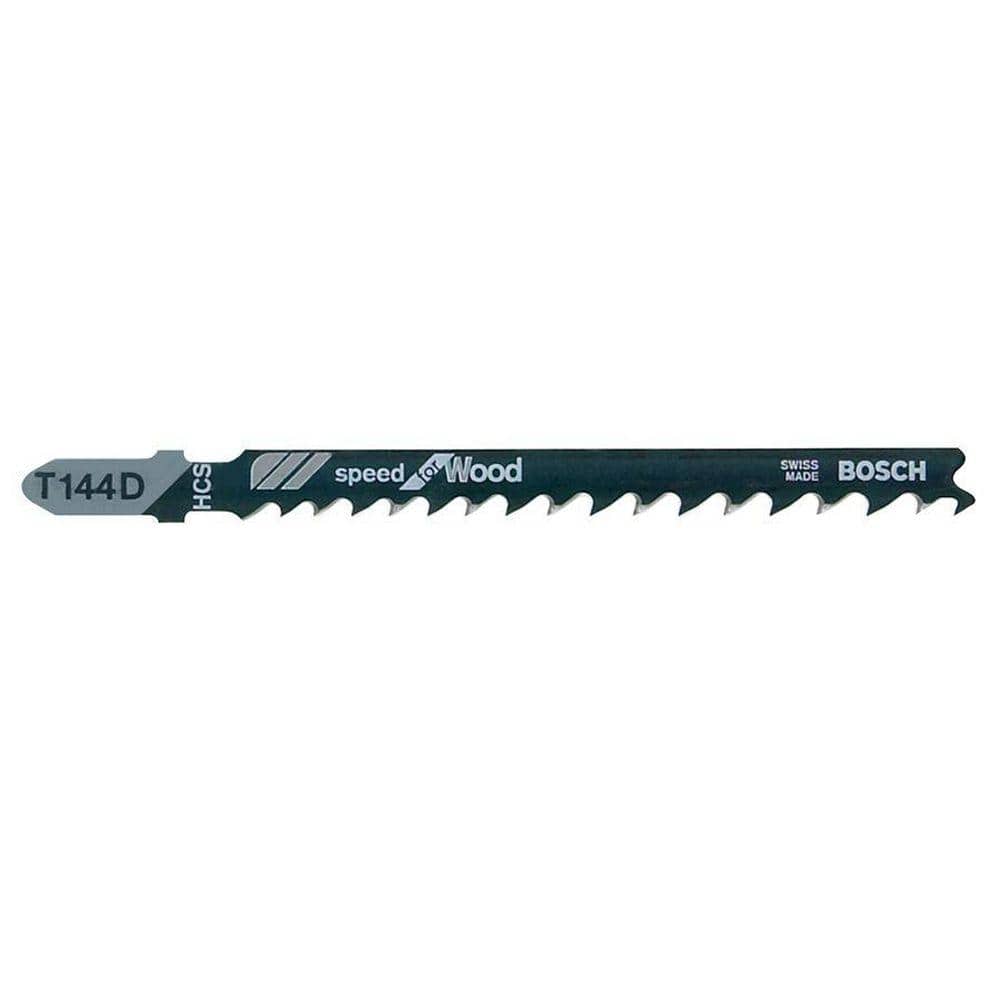UPC 000346270860 product image for Bosch 4 in. High Carbon Steel T-Shank Jig Saw Blades for Cutting Wood (5-Pack) | upcitemdb.com