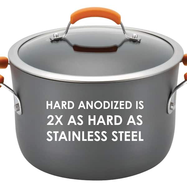 Rachael Ray Hard-Anodized 12-1/2 Divided Skillet 