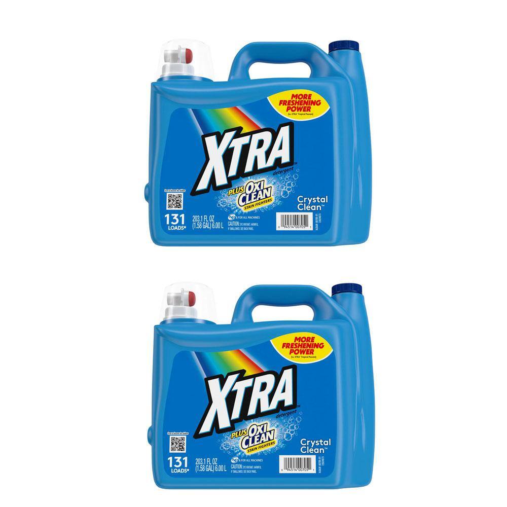 Reviews for Xtra 203.1 oz. Liquid Laundry Detergent Plus OxiClean (131