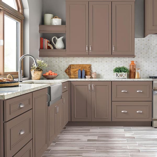BEHR PREMIUM 1 qt. #N150-4 Modern Mocha Satin Enamel Interior