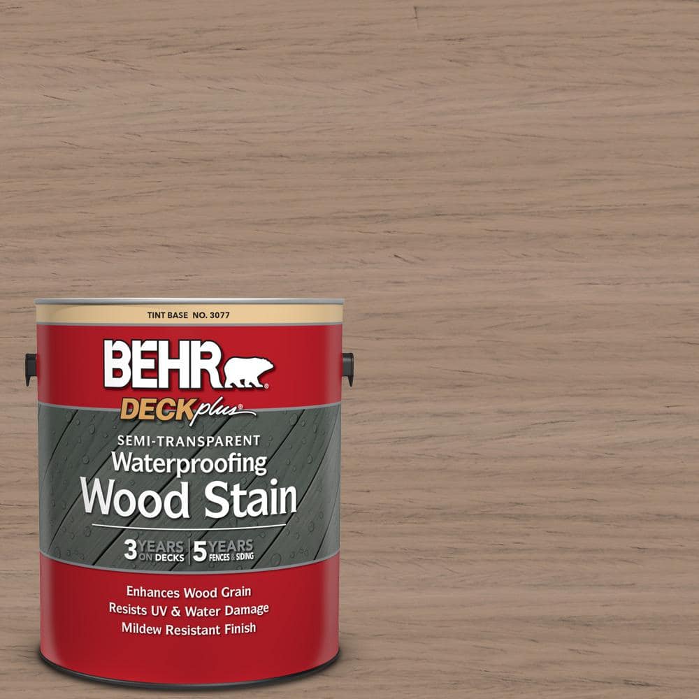 1 gal. #ST-160 Rose Beige Semi-Transparent Waterproofing Exterior Wood Stai
