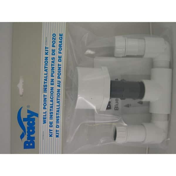 Brady Well Point Installation Kit, T-Pack Assembly BTA 200IND - The Home  Depot