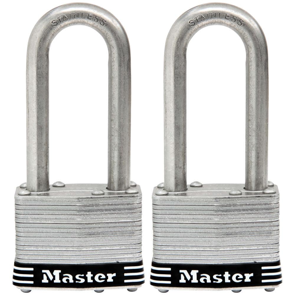 Lot 13 Lock Set by Master 3KA KEYED ALIKE Commercial Steel Laminated Padlocks 