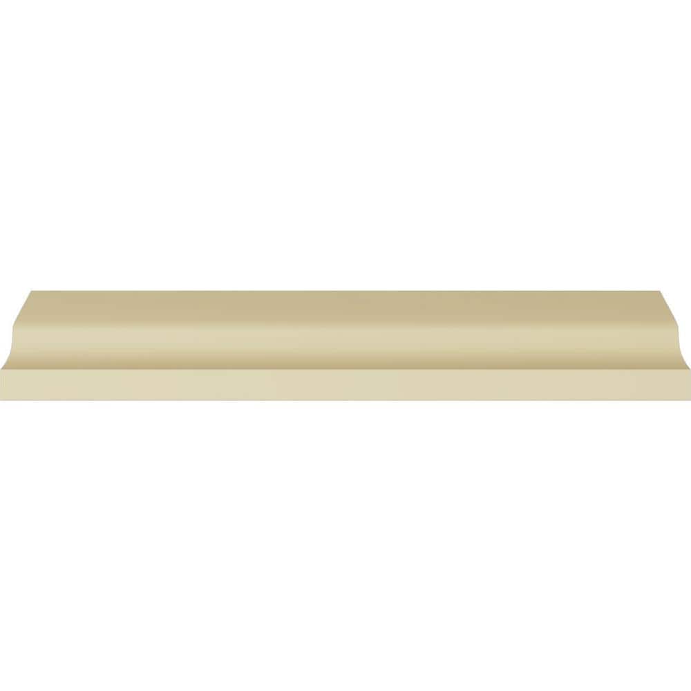 Bedford Smooth White Polyurethane Crown Moulding 94.5"