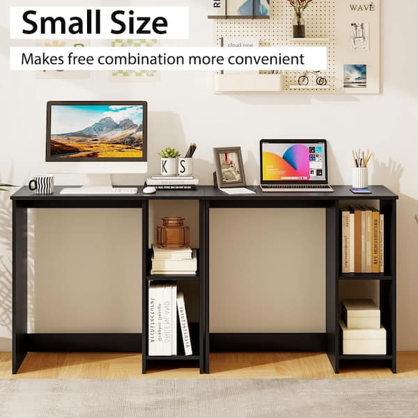 Gymax 31.5 in. Black Small Computer Desk Home Office Study Writing