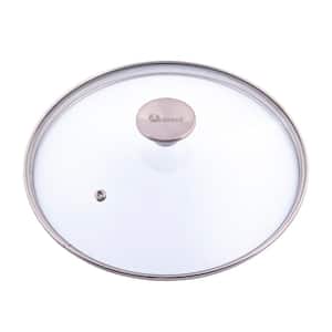 10 in. Glass Lid with Stainless Steel Knob for Skillet