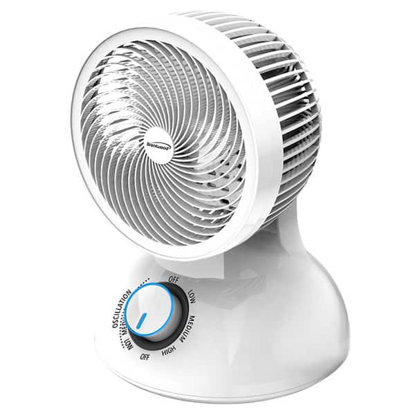 Pro Breeze Powerful Air Circulator Fan - 8” Desk Fan Small Fans with Quiet  Motor, 24 Speeds, 4 Operating Modes & 12 Hour Timer - Table Fan for Bedroom  - Black 