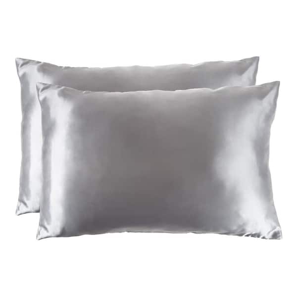 Trademark Microfiber Polyester Satin King Sized Pillowcase (Set of 2)