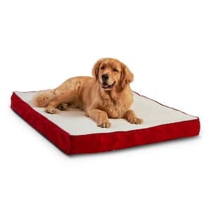 Oscar Orthopedic Large Crimson Dog Bed