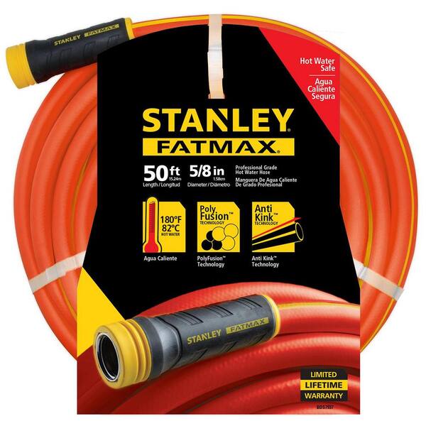 Stanley FATMAX 5/8 in. x 50 ft. Professional-Grade Hot Water Garden Hose