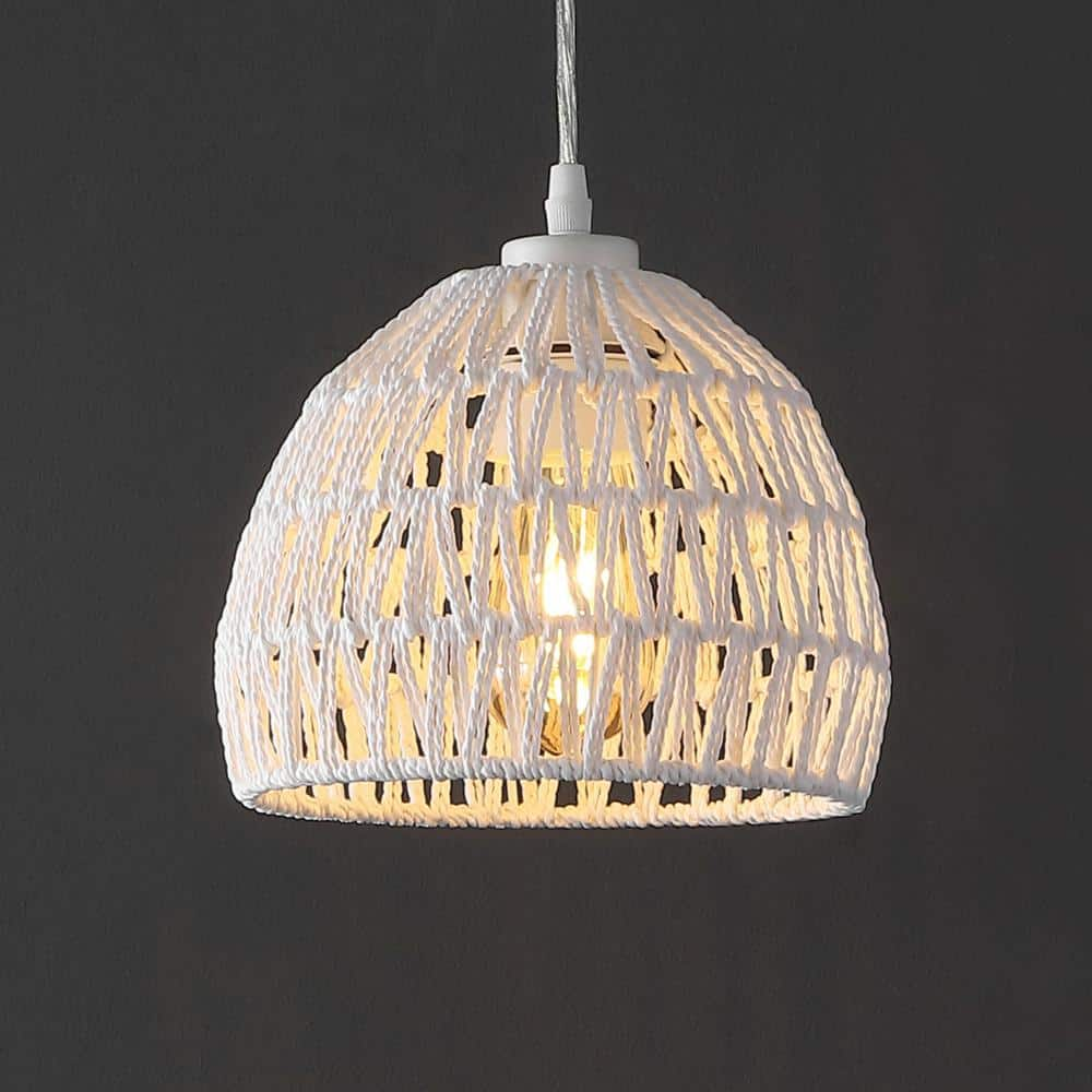 Jonathan Y Lighting Jyl6512 Campana 9  Wide Led Mini Pendant - White