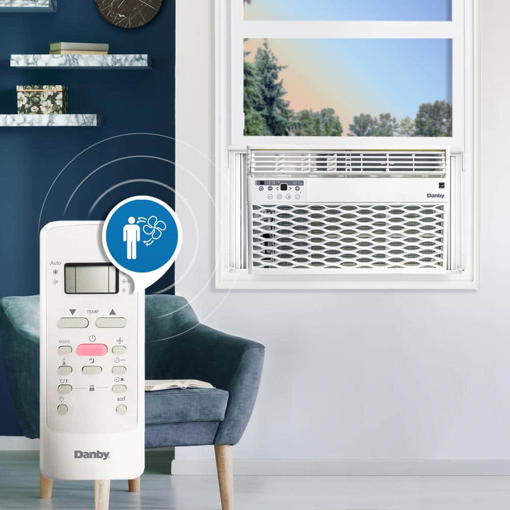 Danby 10,000 BTU White Window Air Conditioner with Remote