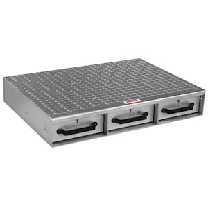 Jobox 50 in. L x 36 in. W x 6 in T  Heavy-Duty Aluminum 3-Drawer Storage System