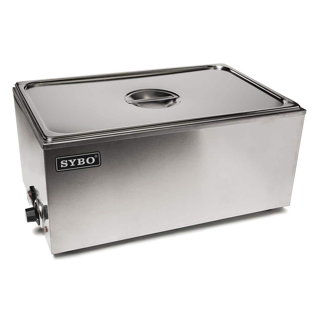 SYBO Commercial Grade Stainless Steel Bain Marie Buffet Food Warmer Steam  Table for Restaurants, 1-Section ZCK165A-1