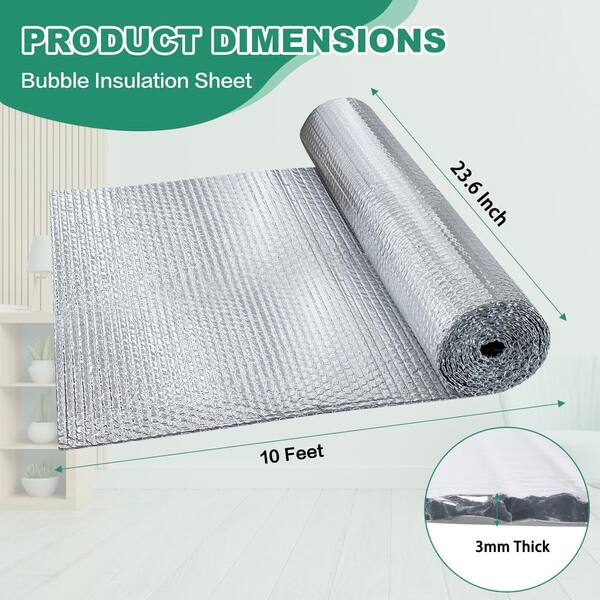 NVNOO 23.6 in. x 10 ft. Radiant Barrier Double Insulation Sheet