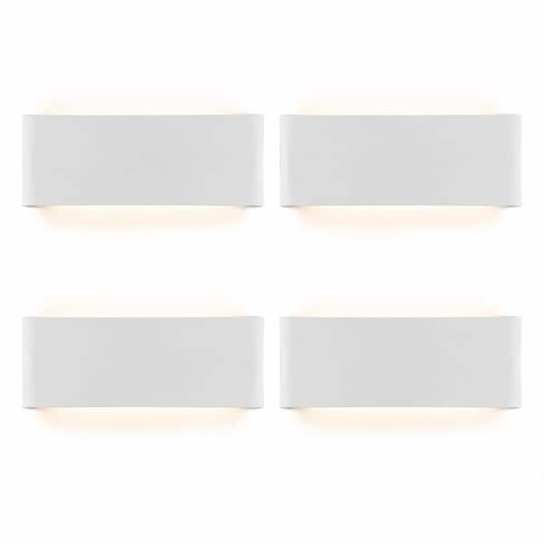11" Modern LED Vanity Light, 15W Dimmable 5 CCT 3000K-6500K Up/Down Wall Sconce, Indoor Wall Lamp for Bedroom