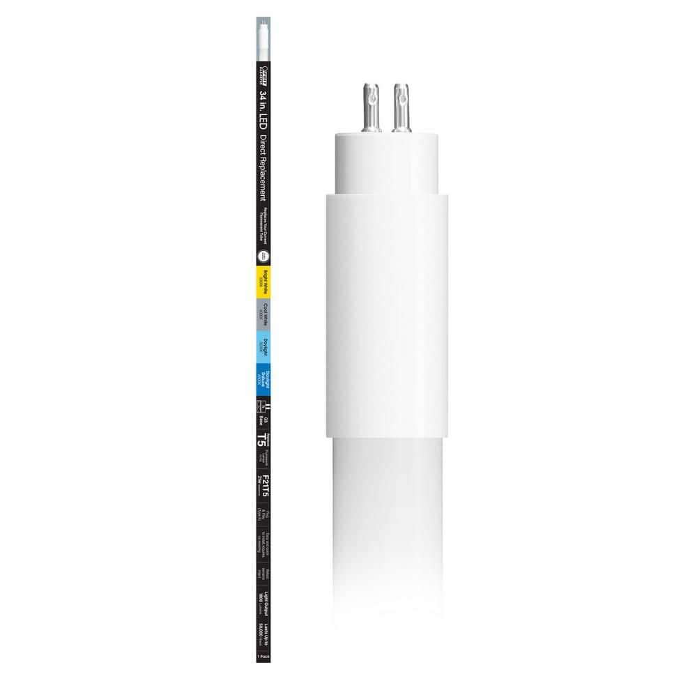 Feit Electric 21-Watt Equivalent 34 in. T5 G5 Type A Plug and Play